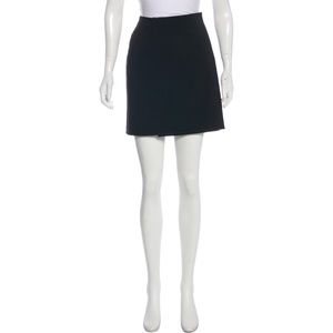 Prada Black Wrap Skirt